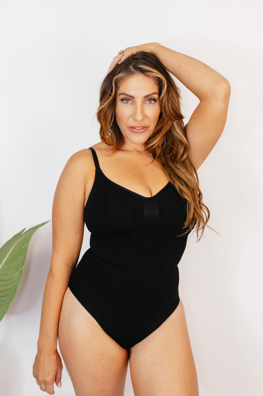 Slimm Bodysuit in Black - FINAL SALE