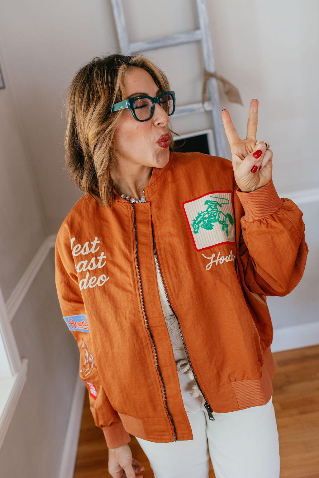 Howdy Honey Jacket In Burnt Orange