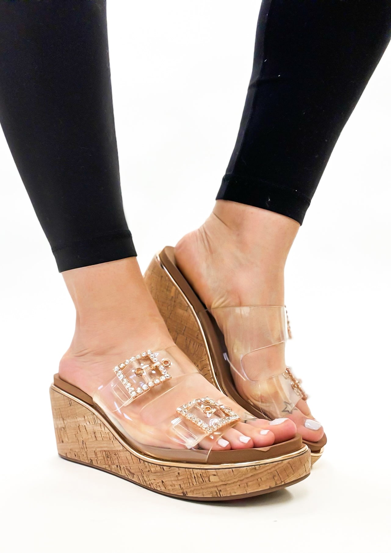 Prévente : Wedges Twinsie Clear 2 de Corky