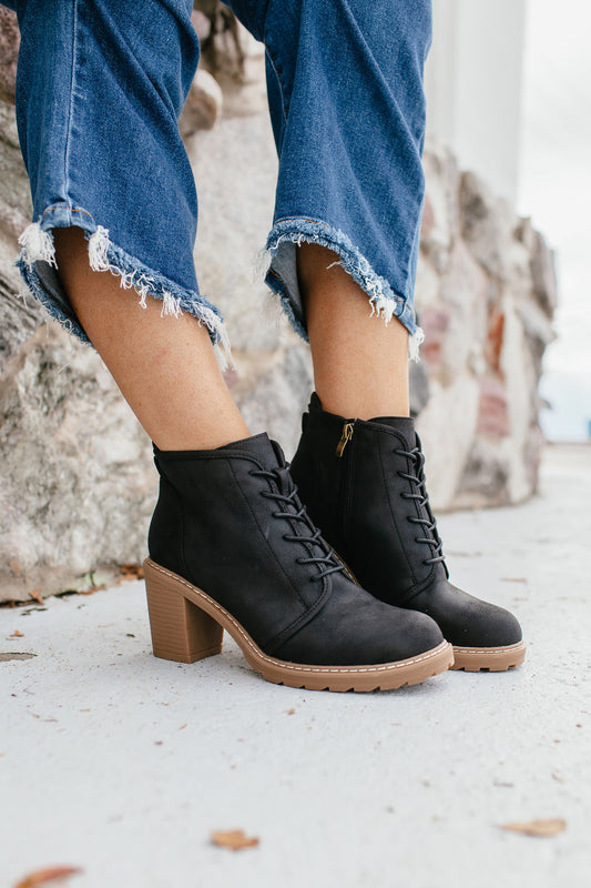 Corky's Black Broomstick Boots