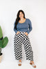 Out Of Touch Top in Navy