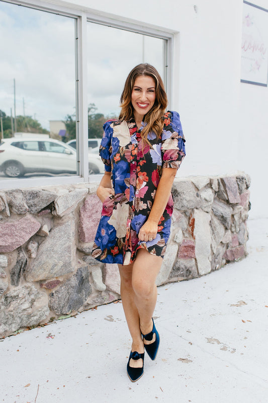 Vivid Petals Dress