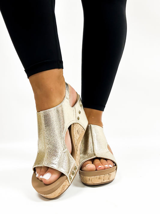 Corky's Gold Tiffanee Sandals