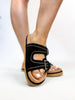 Corky's Black Faux Suede Smitten Sandals