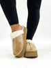 Bottes douillettes en simili-daim camel de Corky