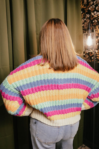 Rainbow Sherbert Cardigan - Reg & Curvy