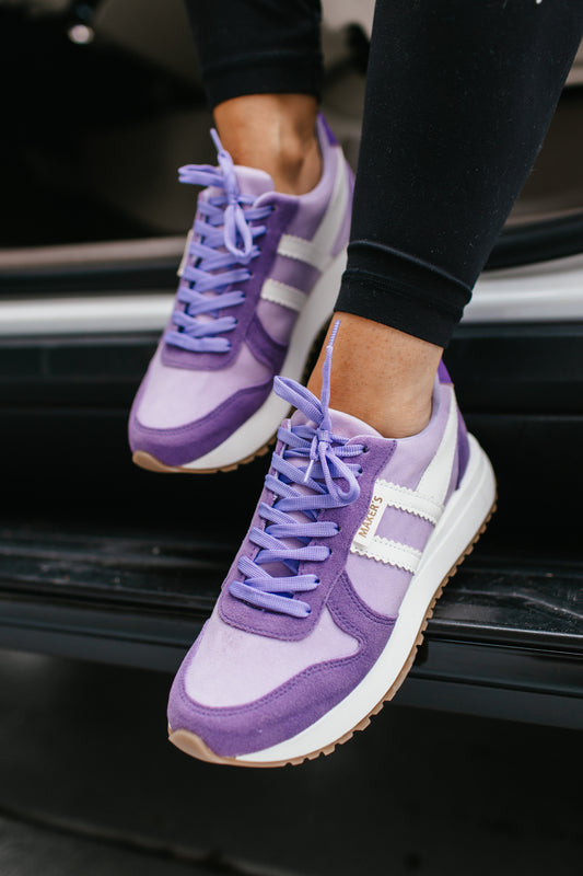 Purple Retro Rush Sneakers