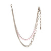 Tova Cricket Necklace in Antique Silver Petal Pink