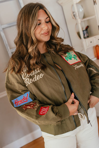 Howdy Honey Jacket In Army Green