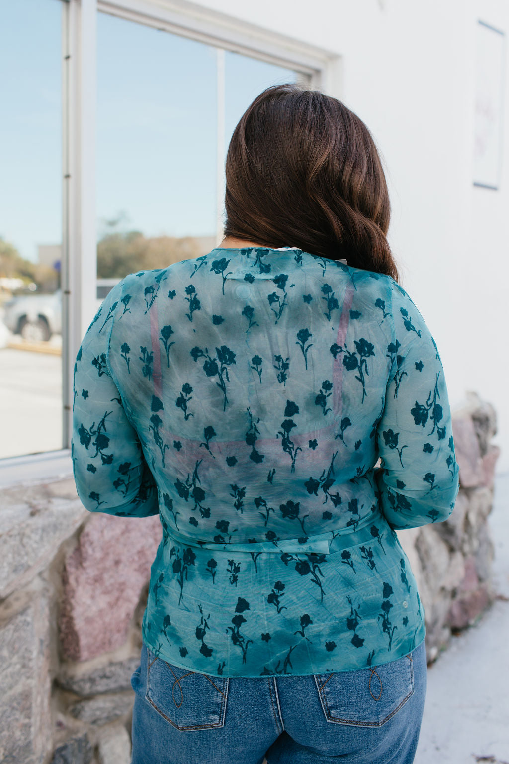 Teal Dream Mesh Top - Reg & Curvy