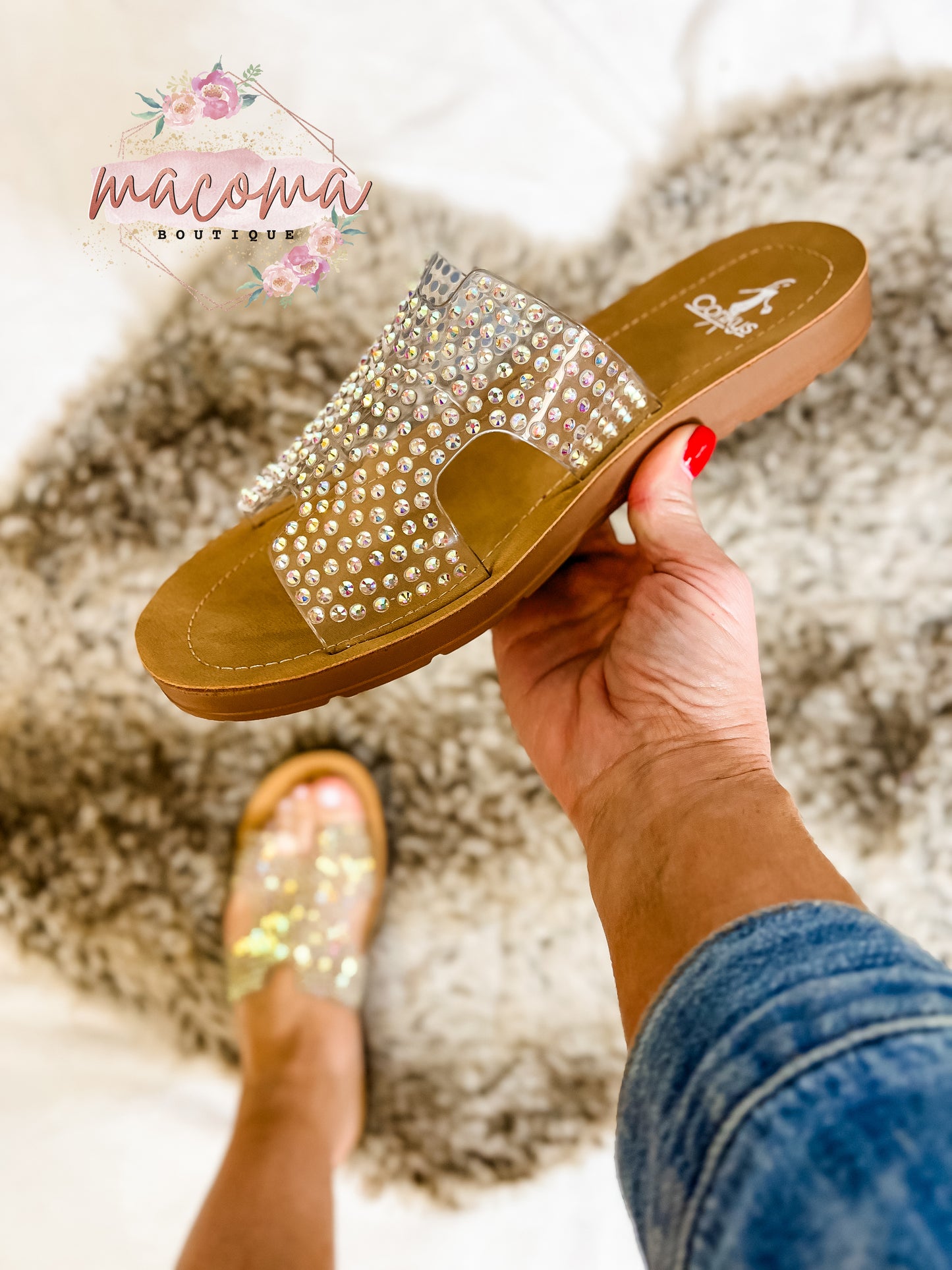 Corky's Clear Bogalusa Sandals