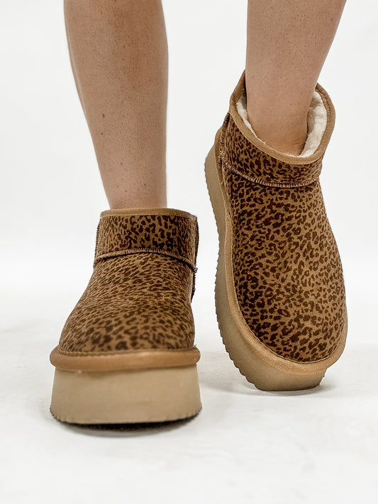 Presale:  Corky's Mini Leopard Room Service Boots