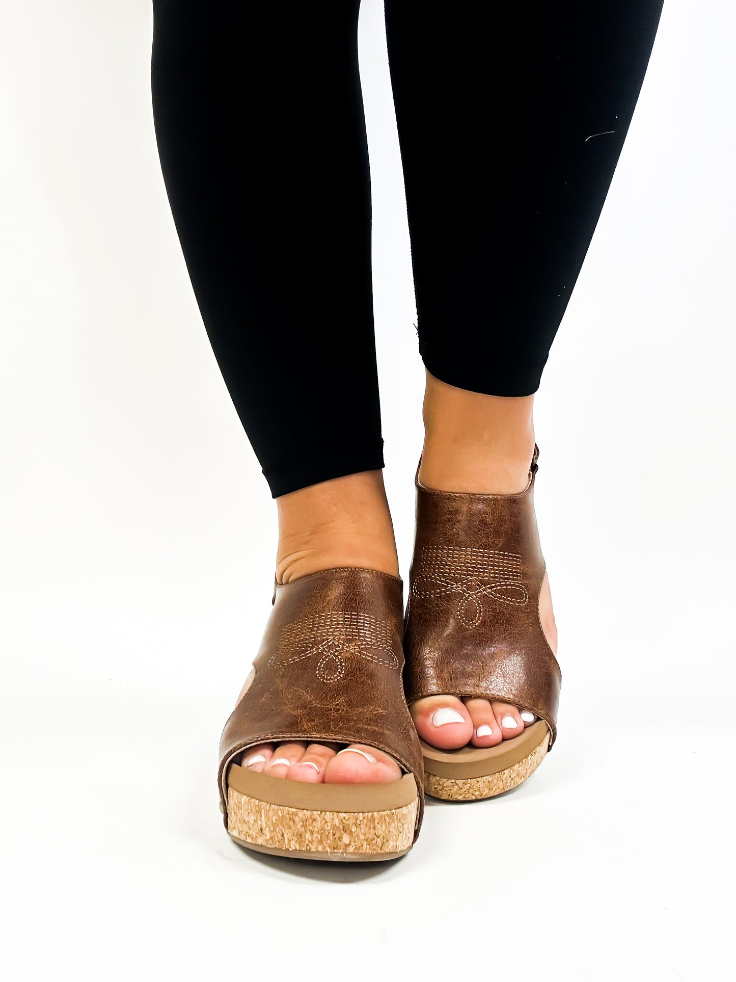 Corky's Saddle Stitch Carley Sandals - FINAL SALE