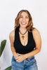 Vibe Check Tank Top in Black - Reg/Curvy