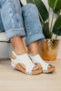 Corkys Ivory Woven Carley Sandals - FINAL SALE