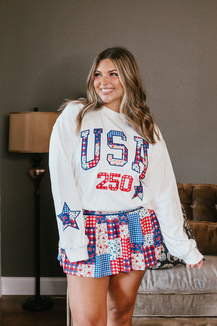 Firecracker Floral Sweater