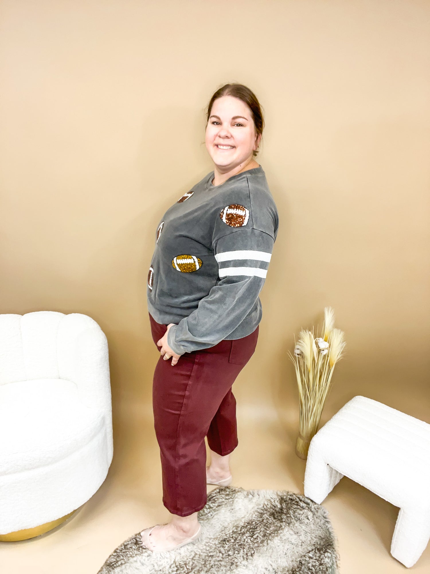 Are You Ready for Some Football Sweatshirt - Reg/Curvy Medium