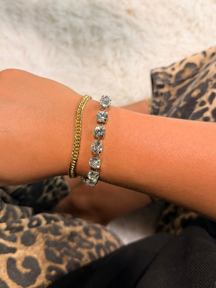 Finishing Touch Bracelet in Silver Clear