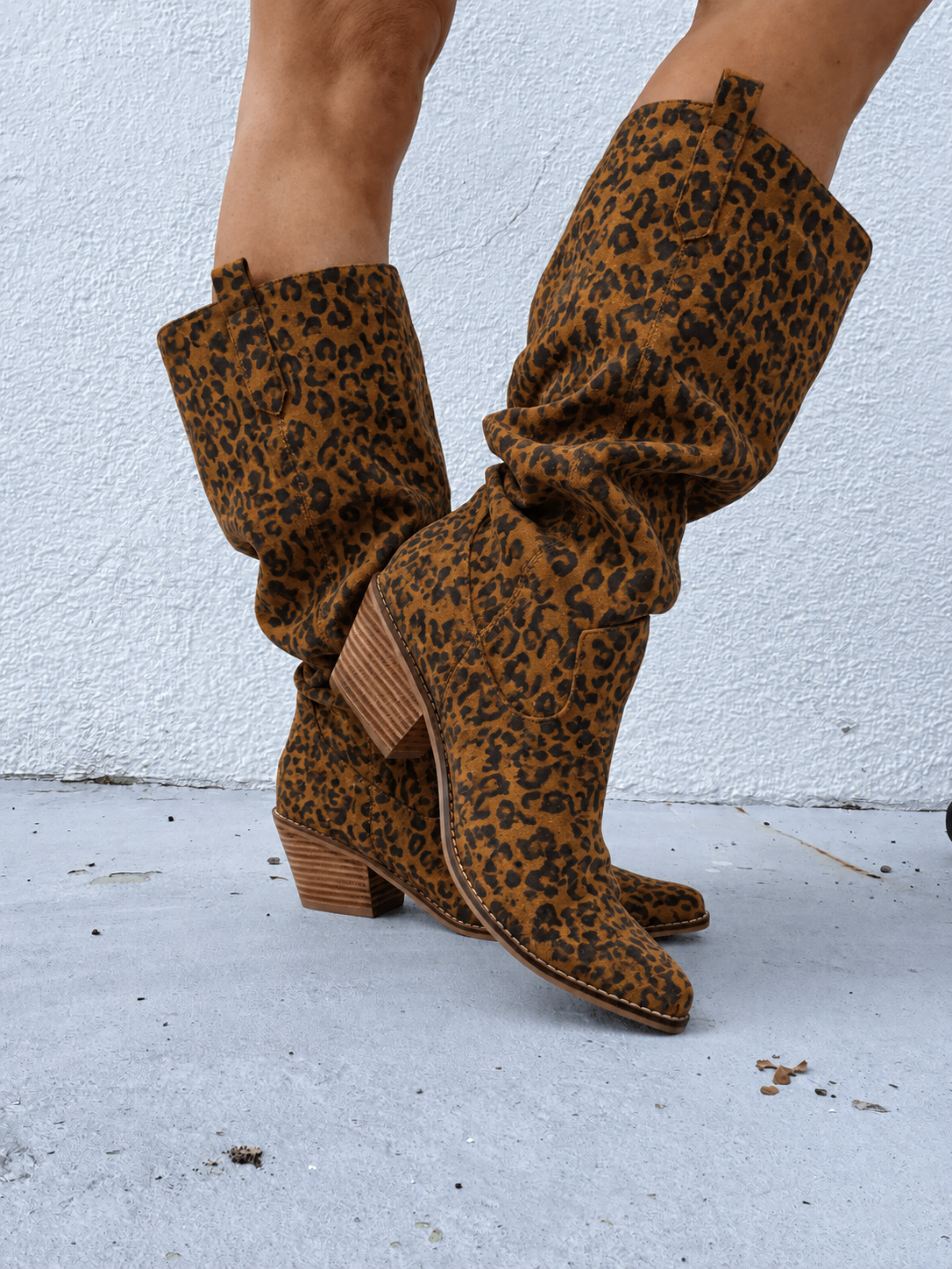 Corky's Leopard City Slicker Boots