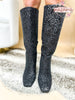 Corky's Black Glitter Yolo Boots- FINAL SALE