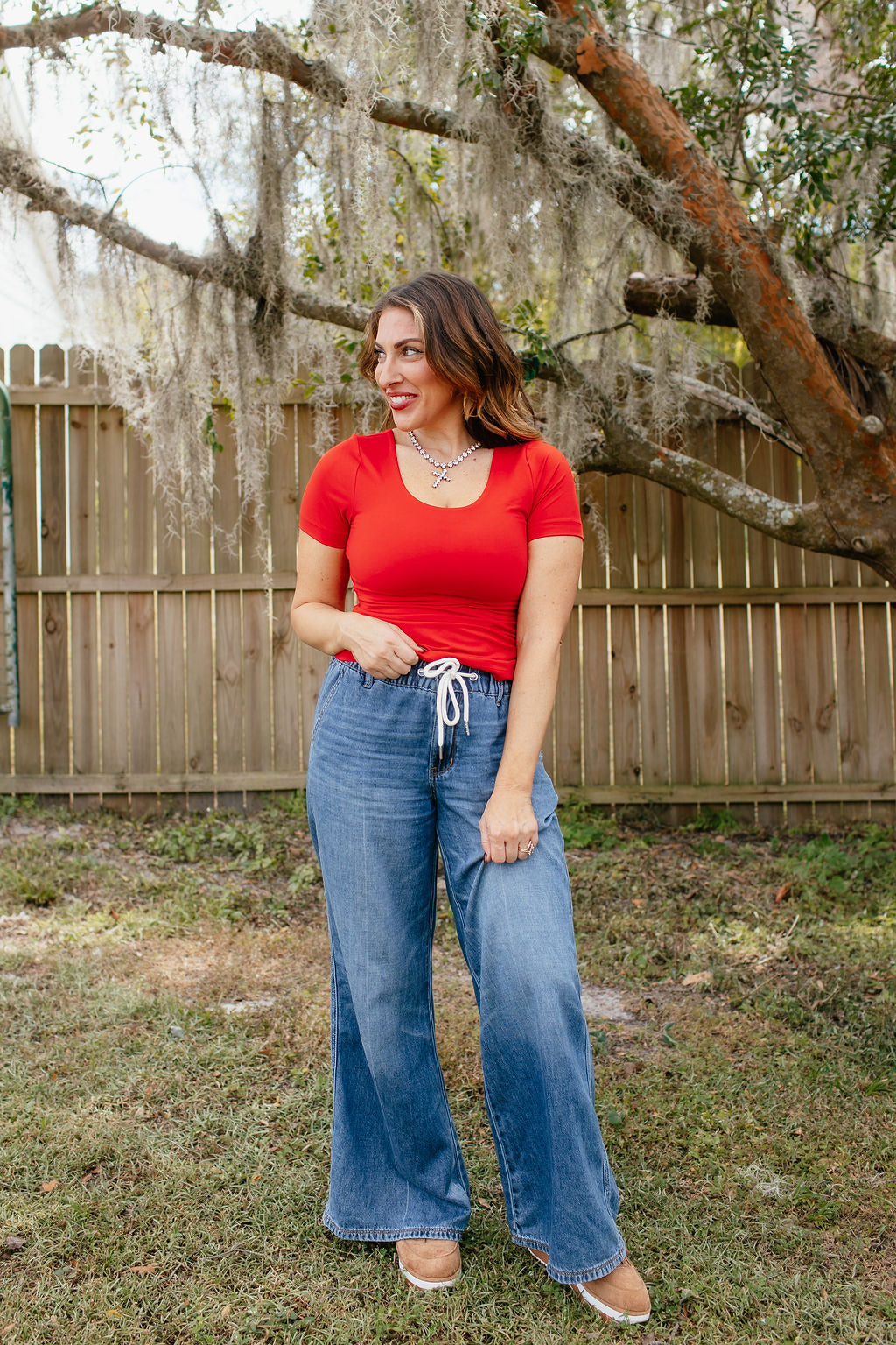 What's The Scoop Top In Red
