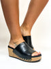 Corky's Black Saddle Up Sandals