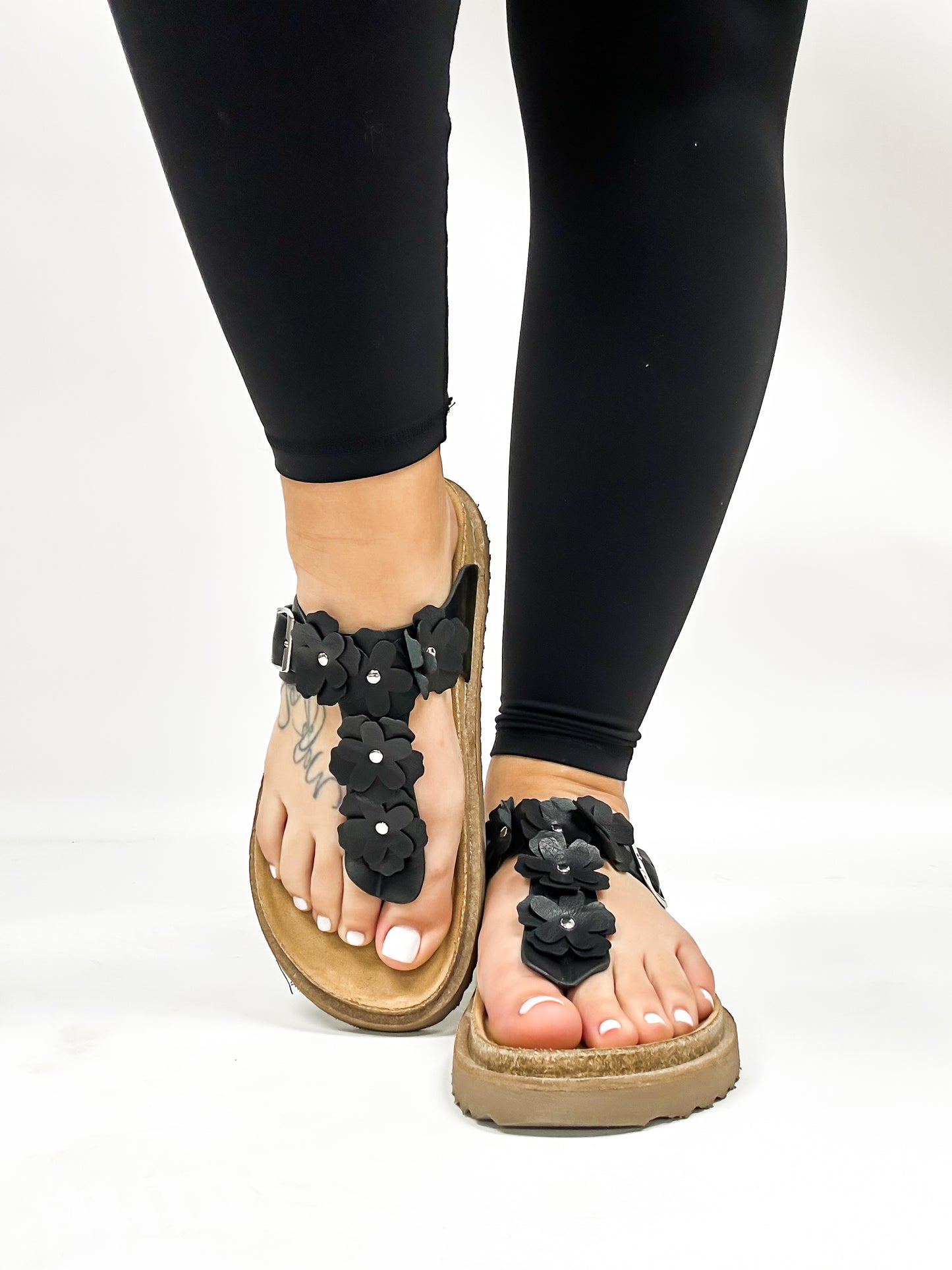 Corky's Black Bless Her Heart Sandals