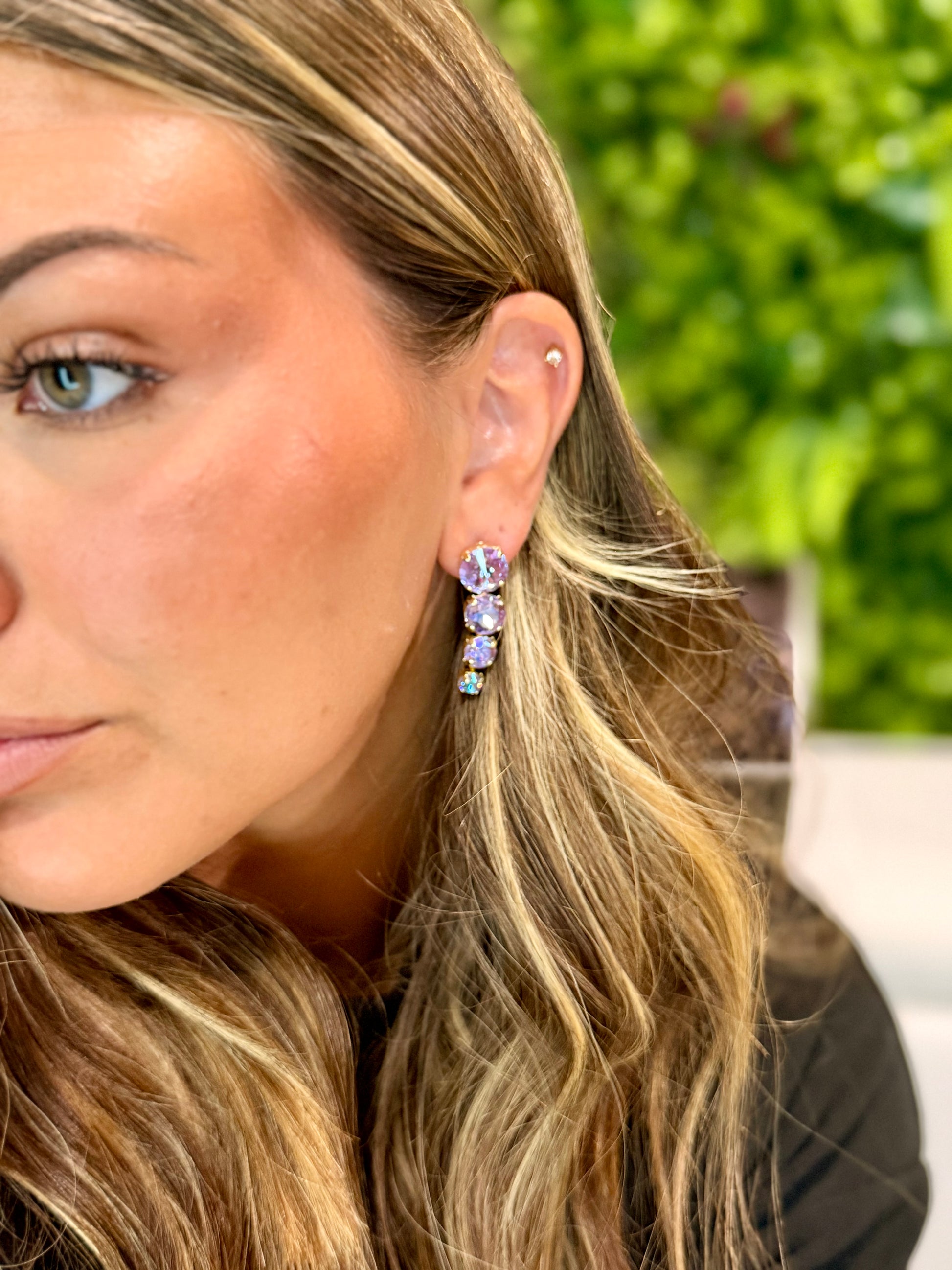 Double Take Earrings in Purple Dreams