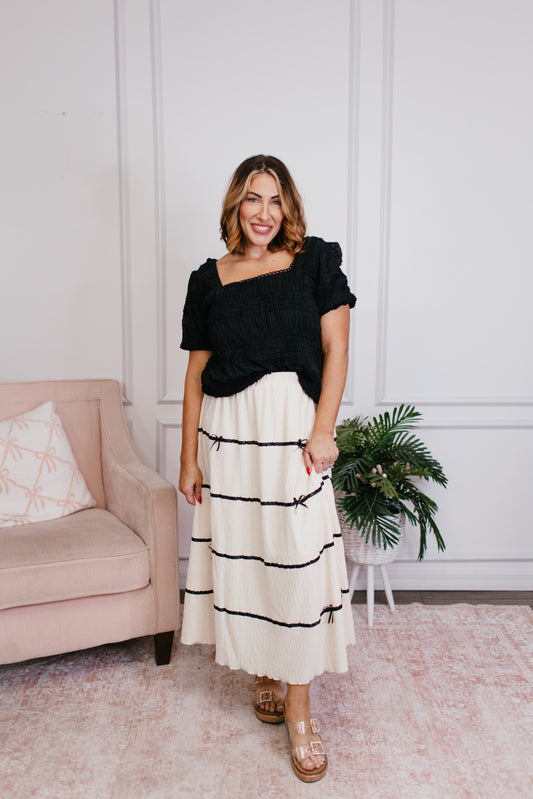 Rows of Bows Skirt - Reg/Curvy