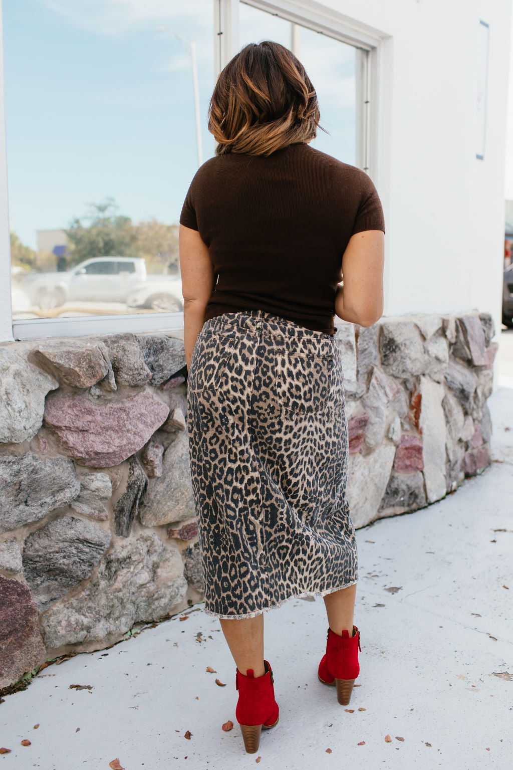 Fierce & Flirty Leopard Skirt