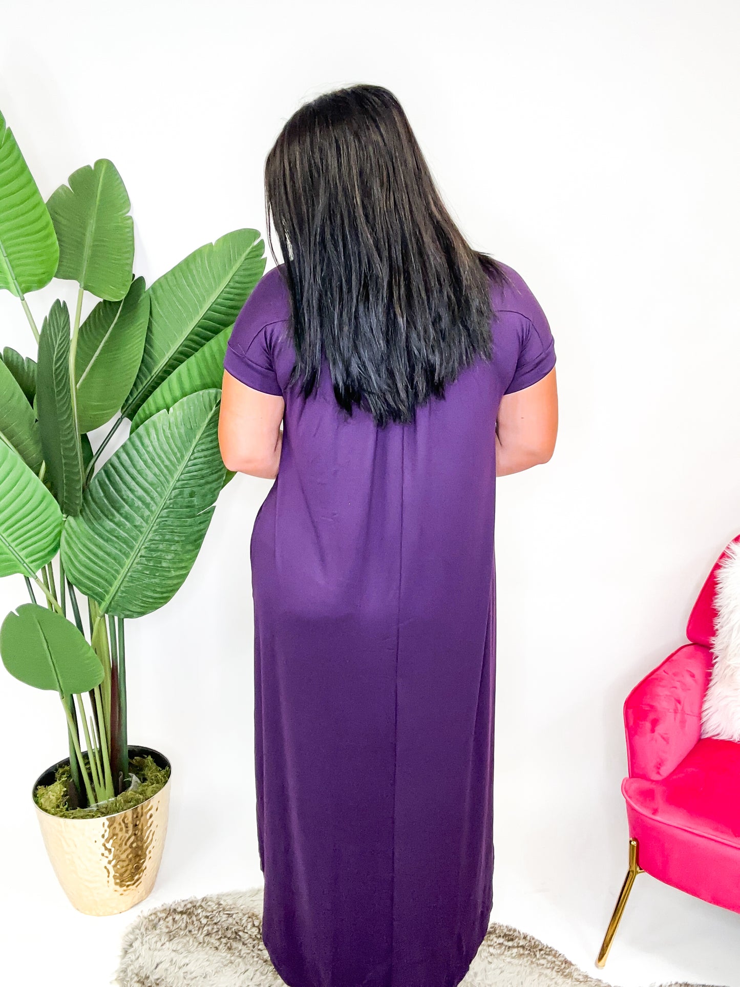 Plum Charm Maxi Dress - Reg/Curvy