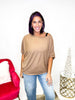 Easy Breeze Top in Mocha - Reg/Curvy - FINAL SALE