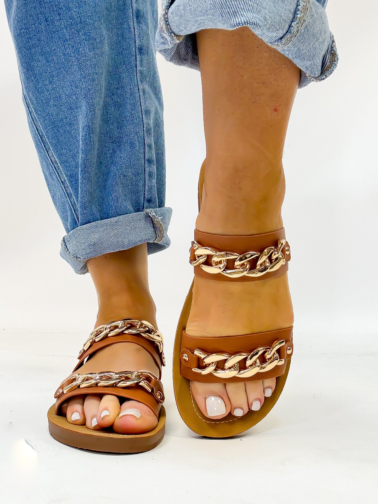 Corky's Cognac Seeing Double Sandals