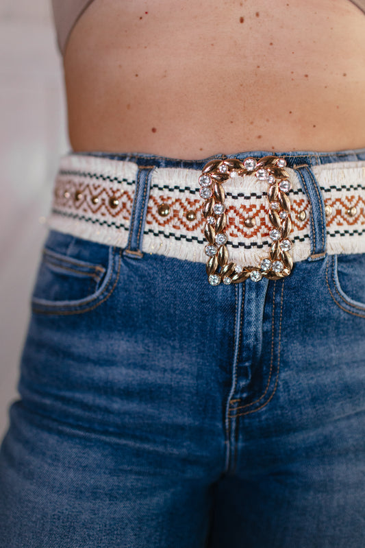 Ivory & Mocha Belt