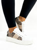 Corky's Tan Leopard Wild One Sneakers