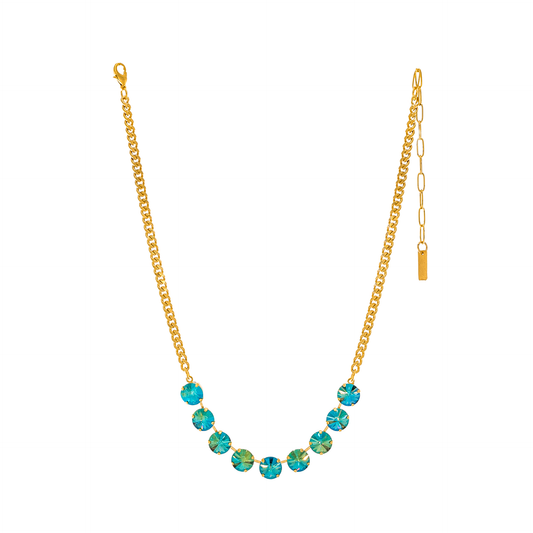 Tova Mini Sofia Necklace in Aqua Verde - FINAL SALE