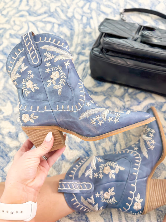 Presale: Corky's Blue Let's Go Girls Boots