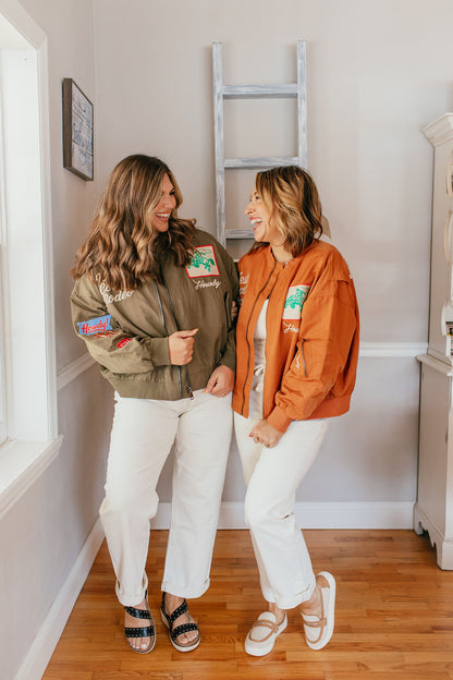 Howdy Honey Jacket In Burnt Orange