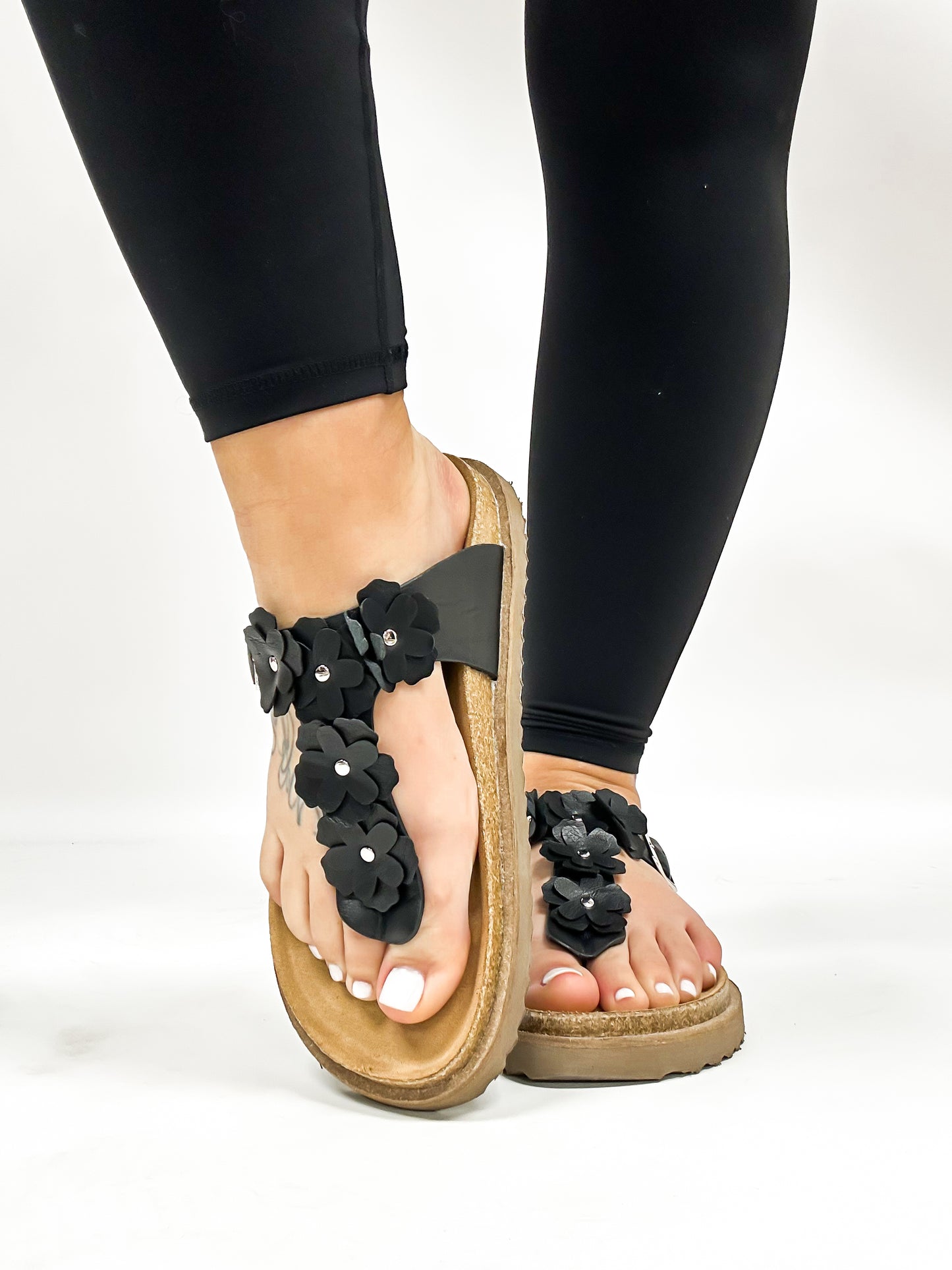 Corky's Black Bless Her Heart Sandals