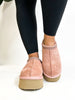 Chaussures Pillow Talk en faux suède blush de Corky