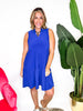 The Liz Dress in Royal Blue - Reg/Curvy