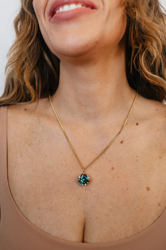 Tova Nikki Necklace in Aqua Verde - FINAL SALE