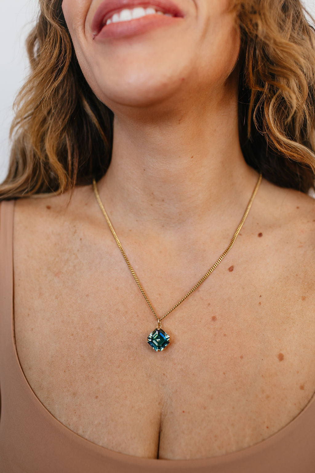 Tova Nikki Necklace in Aqua Verde - FINAL SALE