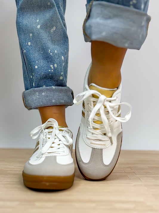 Gold Sprint Sneakers