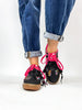 Makers Fuchsia Floral Emma Sneakers