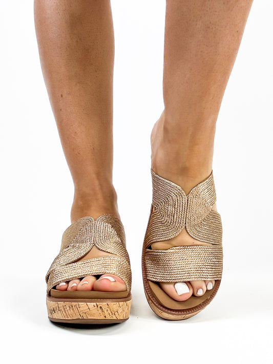 Corky's Gold Golden Hour Sandals