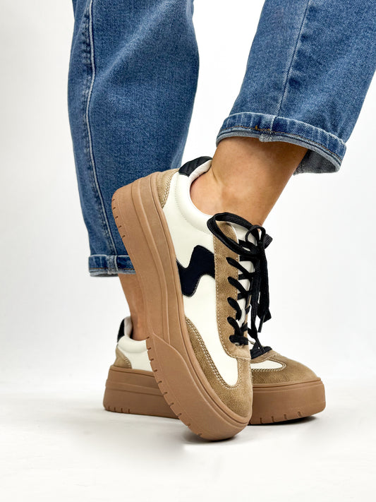 Corky's Tan Pop Off Sneakers
