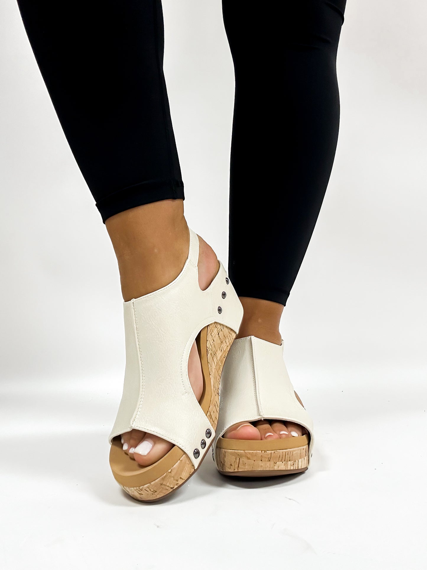 Corky's Cream Carley Sandals