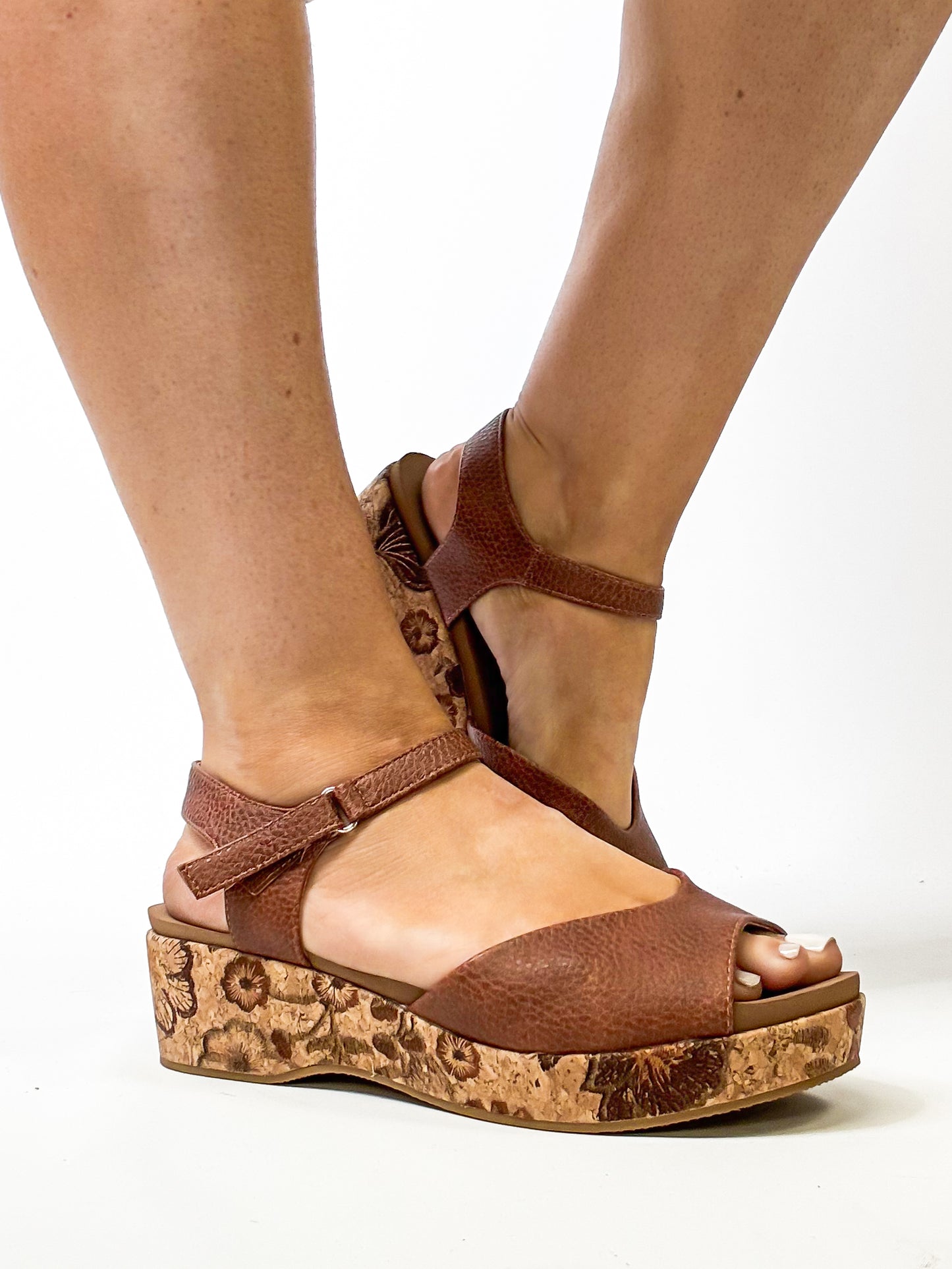 Corky's Cognac Meet Ya There Sandals