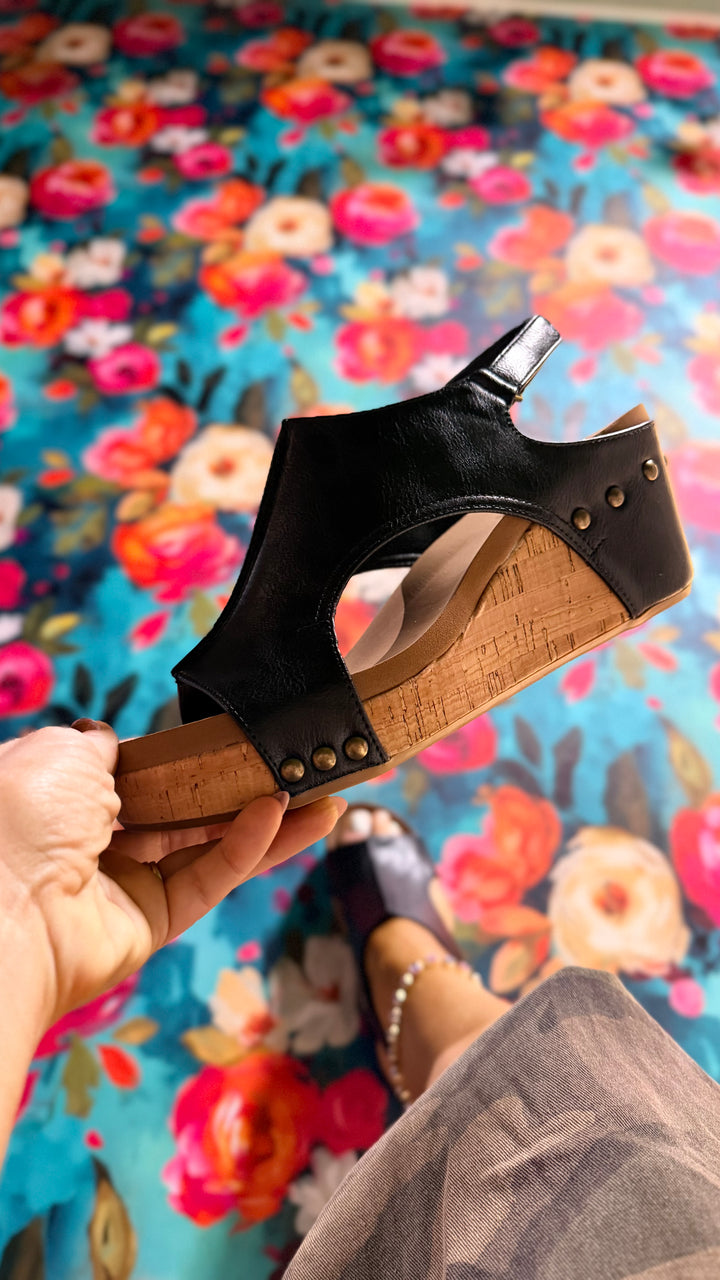 Corky's Black 3 Carley Sandals